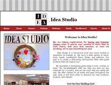 Tablet Screenshot of ideastudioknits.com